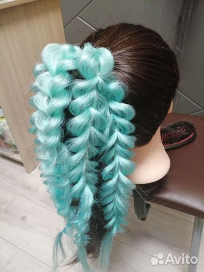 Косички на резинке, детские резинки, афрохвост