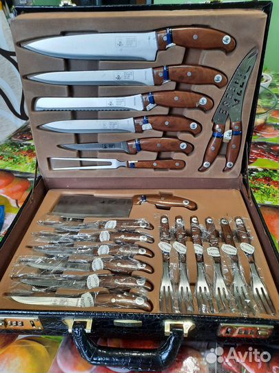 Набор кухонных ножей royal в кейсе