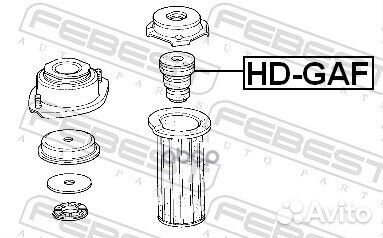 Отбойник переднего амортизатора hdgaf Febest