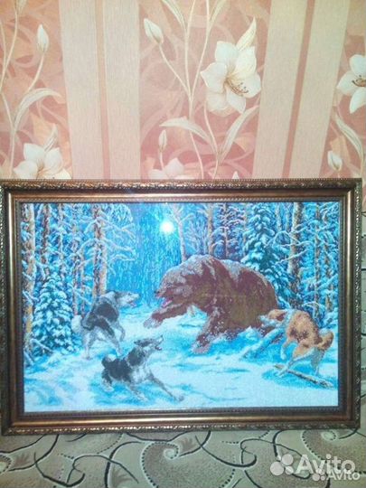 Картины вышитые бисером