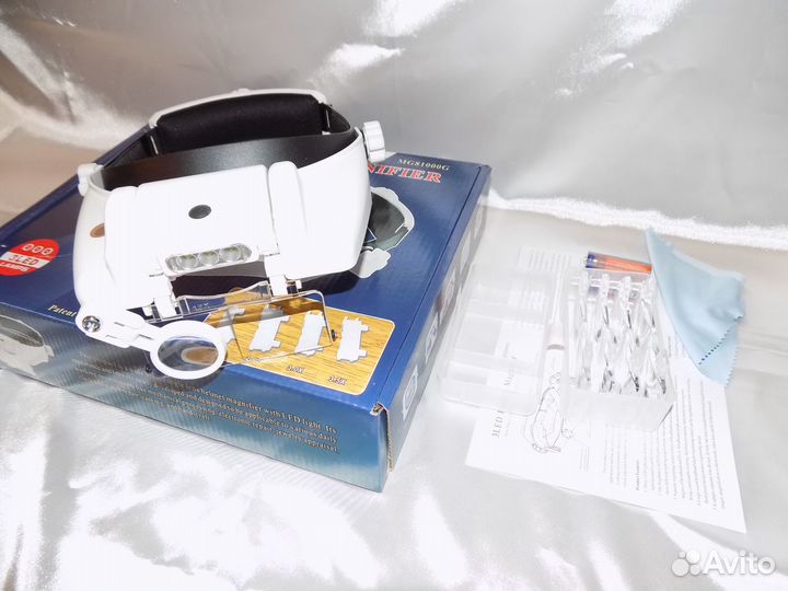 Бинокулярные очки налобная лупа профессиональная