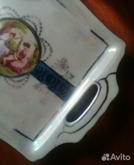 Старинный фарфор, поднос