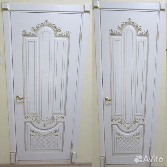 Двери межкомнатные с патиной