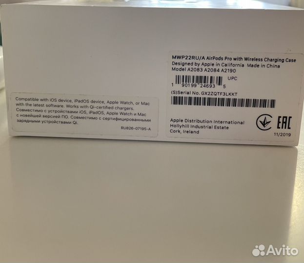 Наушники apple airpods pro 1 поколение (оригинал)