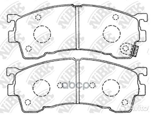 Колодки тормозные дисковые PN5239 NiBK