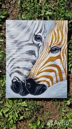 Картина зебры