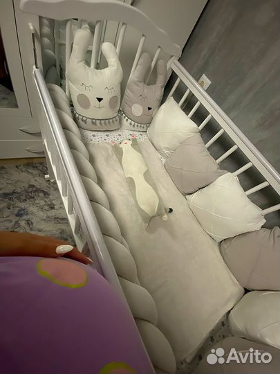 Бортики в детскую кроватку