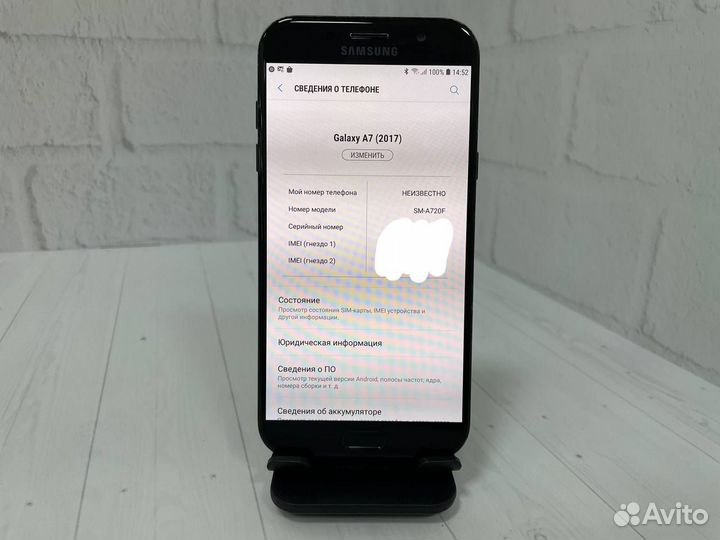 Samsung Galaxy A7 (2017) SM-A720F/DS, 3/32 ГБ