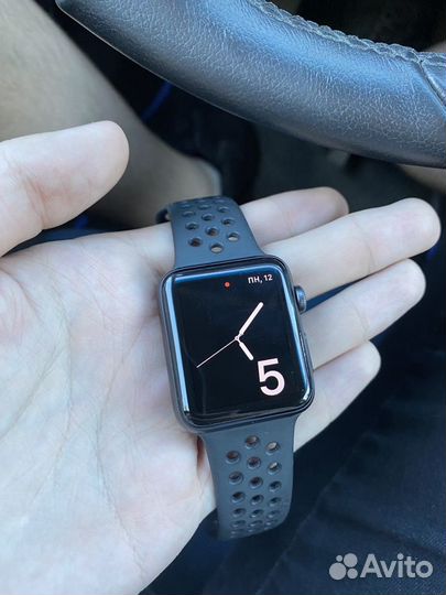 Часы apple watch 3 42mm nike