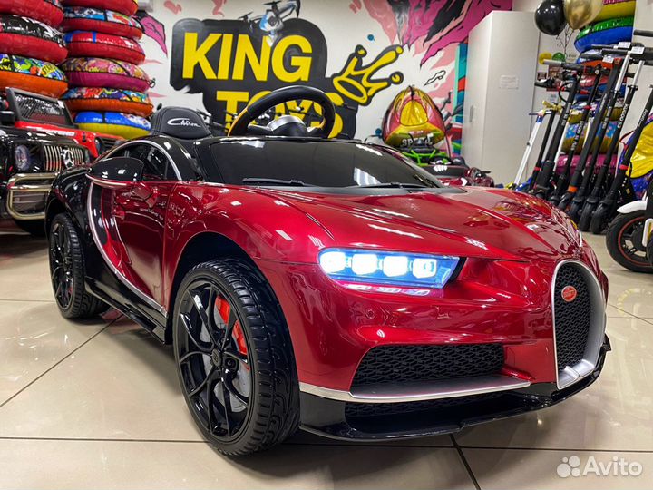 Электромобиль Bugatti Chiron 2.4G 2WD 12V