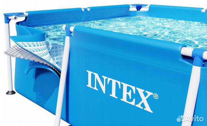 Каркасный бассейн intex прямоугольный 450х220х85