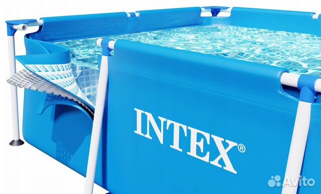 Каркасный бассейн intex прямоугольный 450х220х85