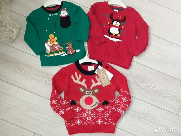 Новогодние свитерки и ковточка