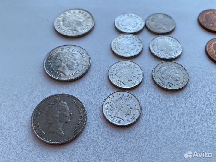 Монеты Великобритании (пенни, пенсы)