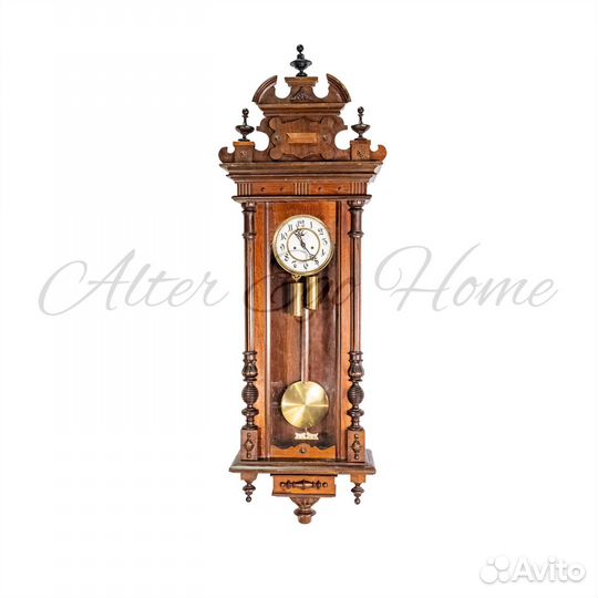 Антикварные настенные часы 1850-х гг