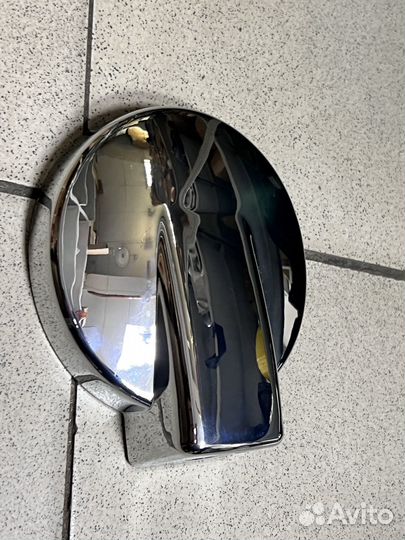 Накладка хром круглое зеркало canter, elf, titan