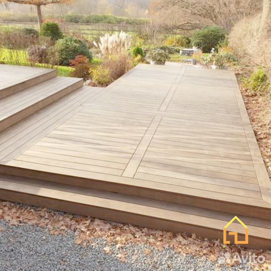 Террасная доска из термососны от производителя