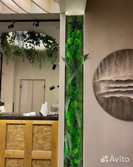 Мох Панно и Панели Готовые По Инд.размерам