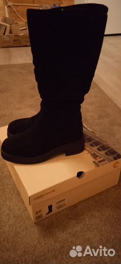 Сапоги зимние женские 37 размера замшевые