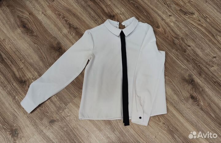 Блузка белая школьная 146