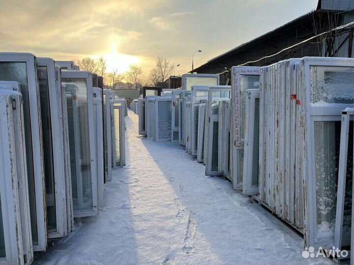 Окна пластиковые бу и готовые новые