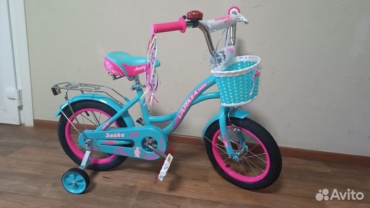 Велосипед детский зайка 14