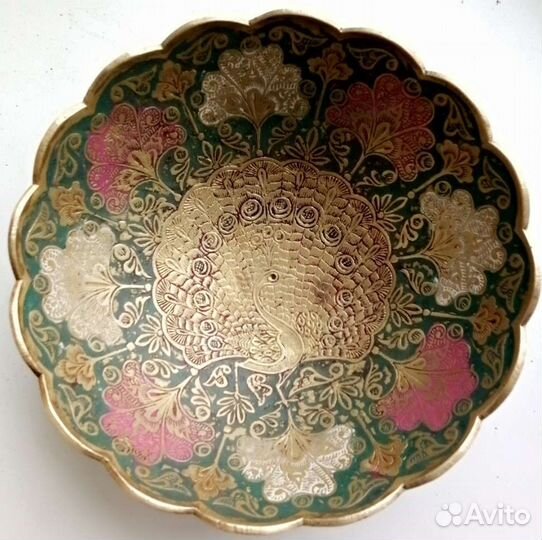 Винтажная вазочка-конфетница Клуазонне