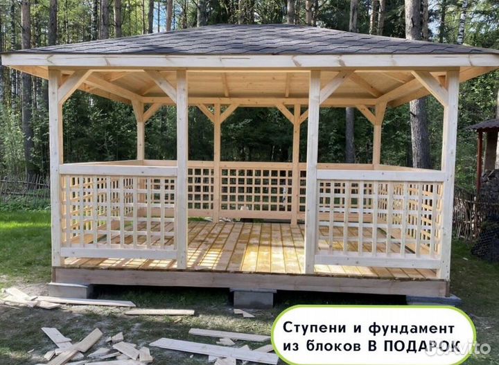 Деревянные беседки