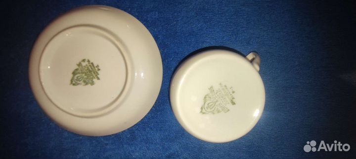 Сахарница,чашка,блюдце. Дмитровский з-д