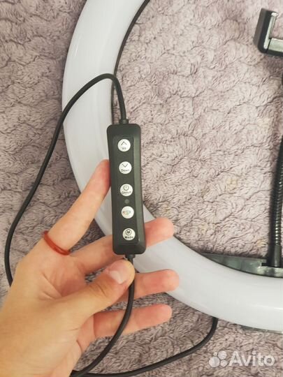 Кольцевая лампа со штативом RGB