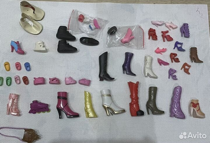 Туфли лот (есть непарные)сумки монстер хай барби