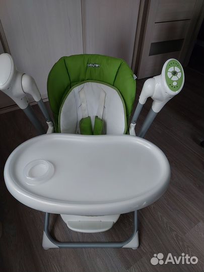 Стульчик-качели 2 в 1 с пультом д/у управления