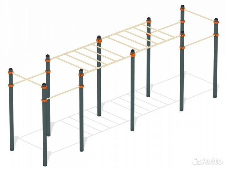 Уличная спортивная площадка (Workout) воркаут