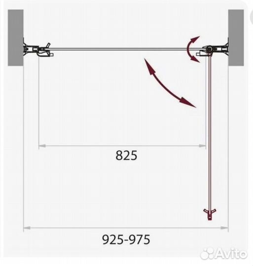 Душевая дверь BelBanqo Sela-B-1-95/ шиншилла