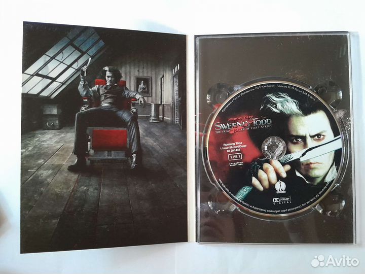 DVD Суинни Тодд (подарочное издание)