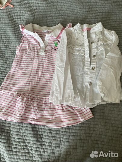 Вещи пакетом для девочки 86-92