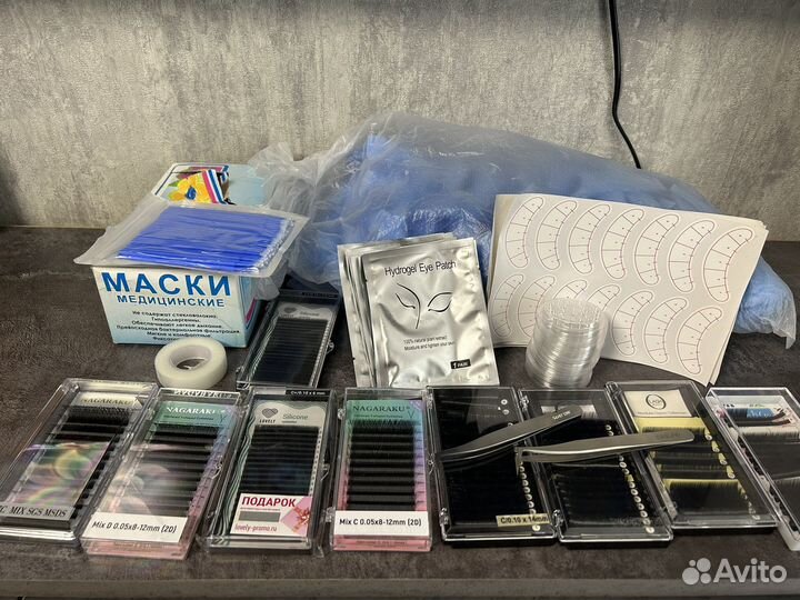 Расходные материалы для наращивания ресниц