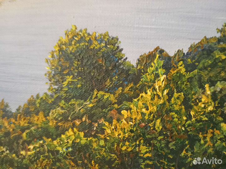 Картина настенная пейзаж маслом на холсте