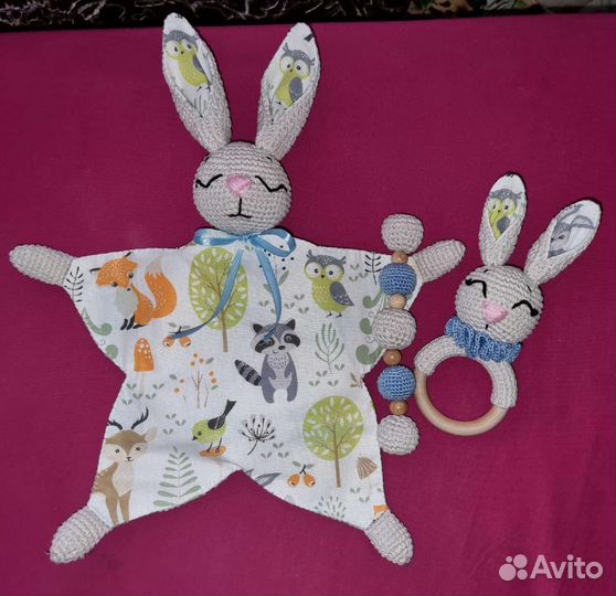 Набор : Комфортер /грызкнок-погремушка