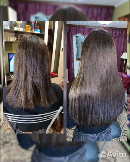 Волосы для наращивания с работой