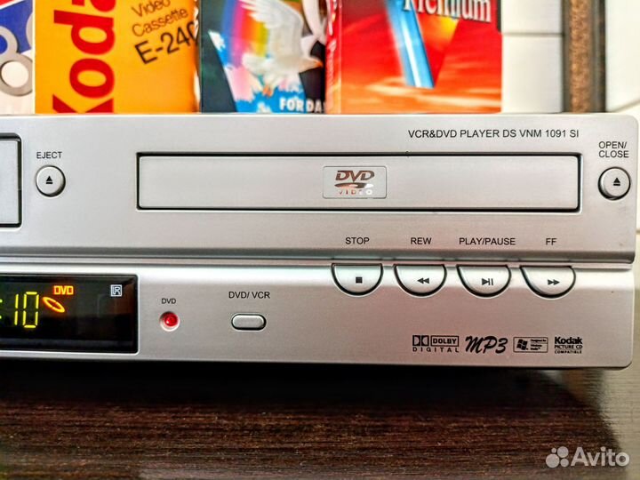 DVD & VHS комбо 6 головочный Hi Fi Bork