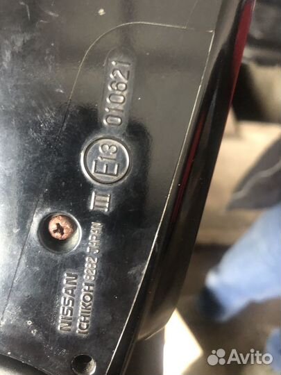 Зеркало левое нисан