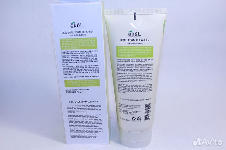 Пенка для умывания с муцином улитки Ekel 180 мл