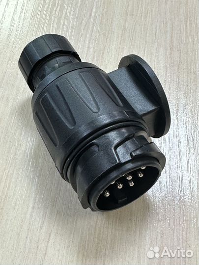 Вилка для прицепа 13 контактная, пластмассовая, A