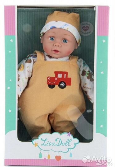 Пупс новый мягкий 40 см
