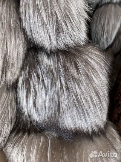 Шуба из чернобурки