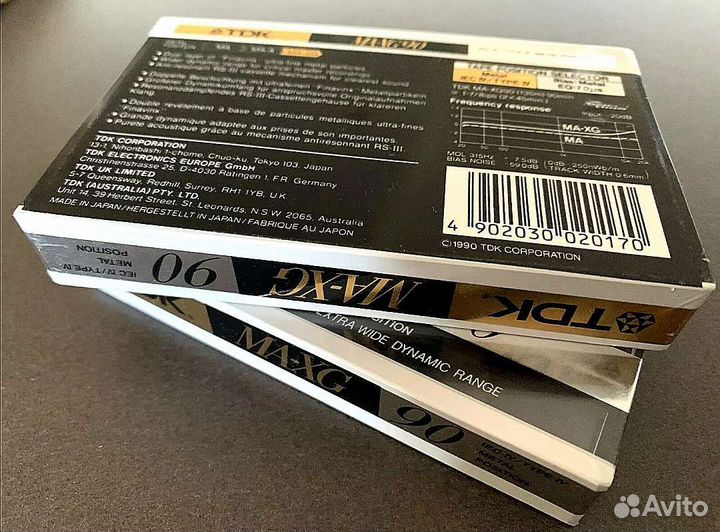 Аудиокассета TDK MA-XG 90
