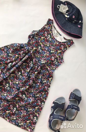 Платье летнее сарафан HM 122-128