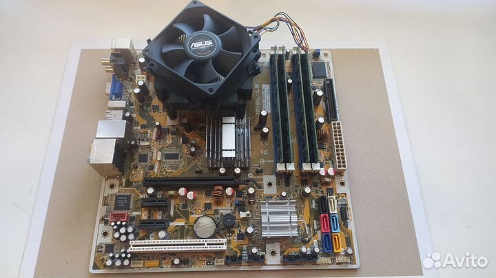 Материнская плата 775 с процессором