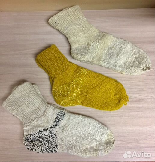 Носки из овечьей шерсти